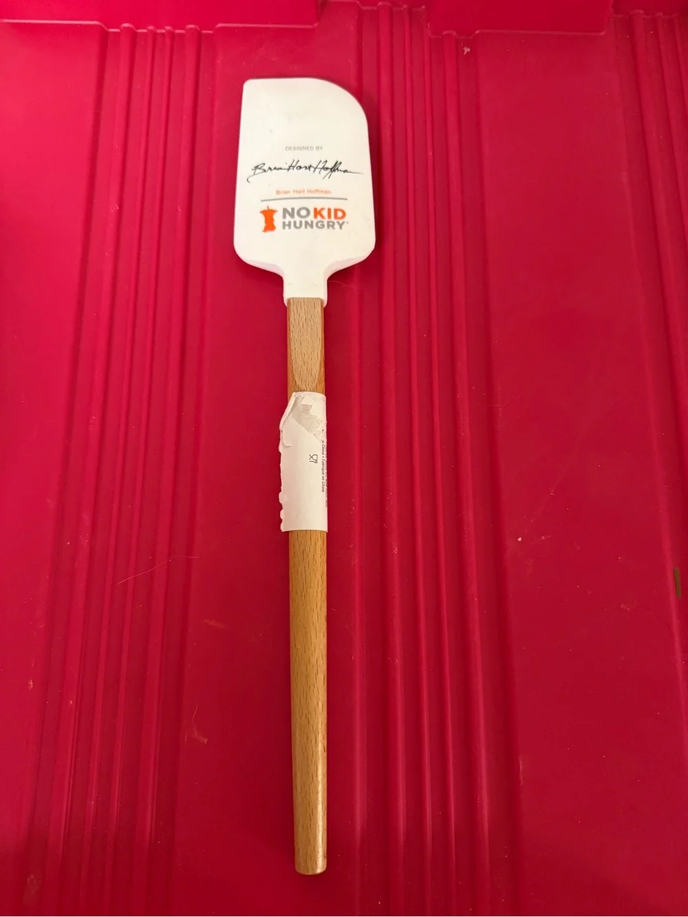 Williams Sonoma Bakers Gonna Bake Silicone Spatula - White and Natural Wood